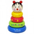 Пирамидка деревянная Божья коровка Baby Mix C-150
